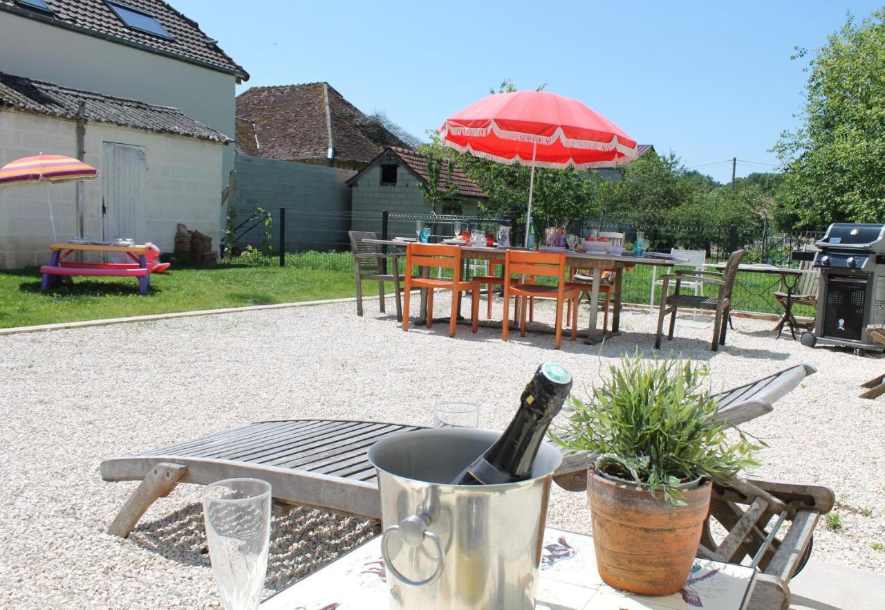 Villa La ferme de mon enfance à Villechétif Extérieur photo